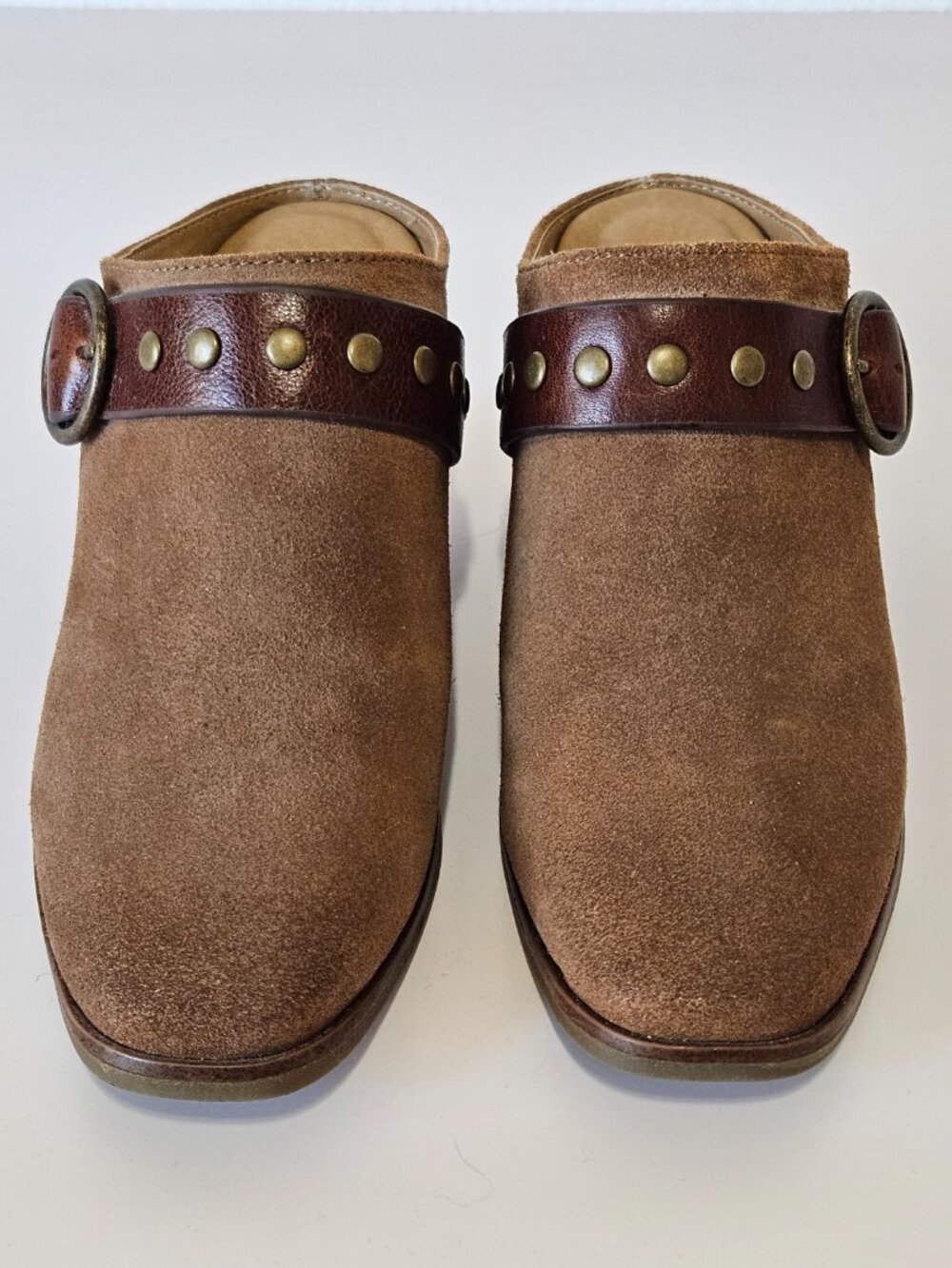 Sofft Corey Belted Clog Mules - Picture 2 of 10